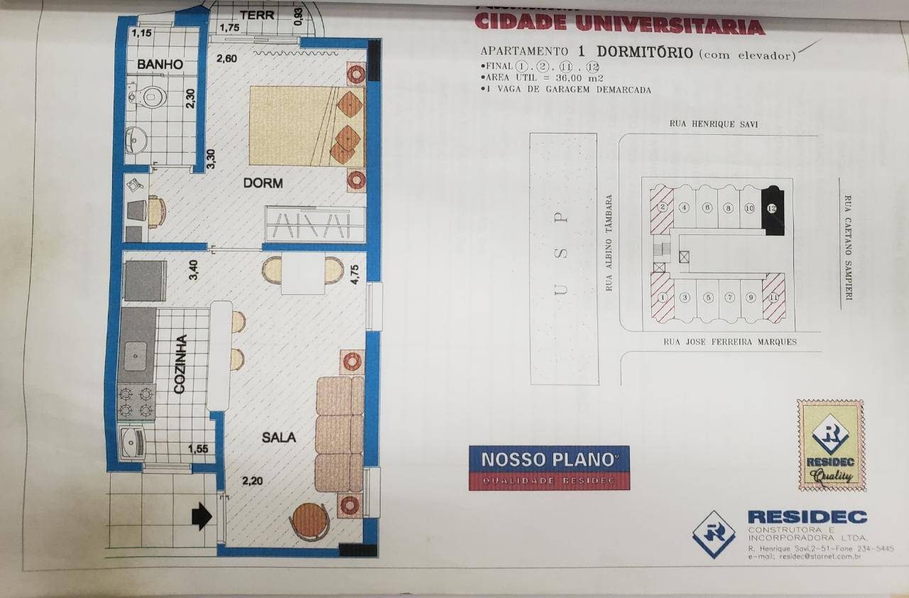 Apartamento à venda com 1 quarto, 36m² - Foto 25